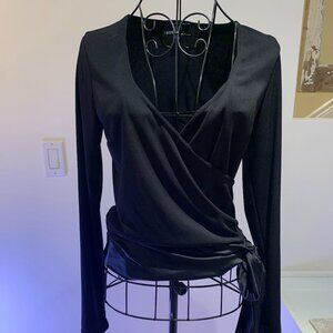 Long Sleeve Cross Over Top